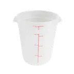 image of Thunder Group PLRFT308TL Food Storage Container, 8 Quart, Round, Stain & Chemical Resistant