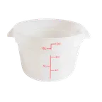image of Thunder Group PLRFT312PP Food Storage Container, 12 Quart, Round, Stain Resistant