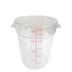 image of Thunder Group PLRFT322PC Food Storage Container, 22 Quart, Round, Shatter And Scratch Resistant