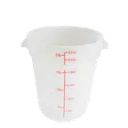 image of Thunder Group PLRFT322TL Food Storage Container, 22 Quart, Round, Stain & Chemical Resistant
