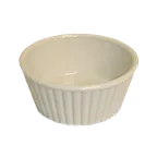 image of Thunder Group PLRM005W Ramekin, 5 Oz. Capacity, Fluted, Abs-Plastic - Dozen