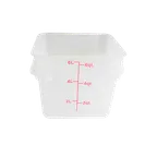 image of Thunder Group PLSFT006TL Food Storage Container, 6 Quart Square, Stain & Chemical Resistant -40° To 160° F
