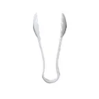 image of Thunder Group PLSGTG006WH Serving Tongs, 6", Scallop, Dishwasher Safe, White