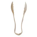 image of Thunder Group PLSGTG009BG Serving Tongs, 9", Scallop, Dishwasher Safe, Beige