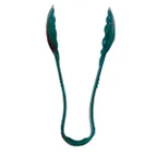 image of Thunder Group PLSGTG009GR Serving Tongs, 9", Scallop, Dishwasher Safe, Green