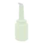 image of Thunder Group PLSNP02W Storer And Pour, 2 Quart, Color-Coordinated Spout And Cap, Plastic