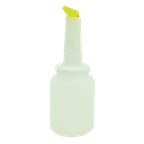 image of Thunder Group PLSNP02Y Storer And Pour, 2 Quart, Color-Coordinated Spout And Cap, Plastic