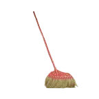 image of Thunder Group PLSP001 Lobby Broom, Natural Coconut Bristles, Standard Color, Floor Cleaning