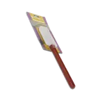 image of Thunder Group PLSP010HR Scraper, 10" Long, Flat Angled Silicon Blade, Flexible