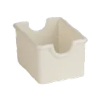 image of Thunder Group PLSP032WT Sugar Packet Holder, Rectangular, Plastic, White - Dozen