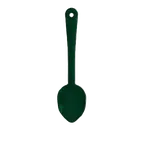 image of Thunder Group PLSS111GR Green Serving Spoon, 11", Solid, Dishwasher Safe - Dozen