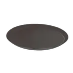 image of Thunder Group PLST2700BR Oval Non-Slip Serving Tray, 22" x 27", Brown Polypropylene, NSF-Certified, Slip-Resistant