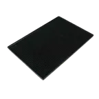 image of Thunder Group PLSVM1218BL Bar Service Mat, Servicing, 12" X 18"