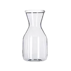 image of Thunder Group PLTHCF100CC Traditional Carafe, 34 Oz. (1.0L), 9-3/4"H, Polycarbonate