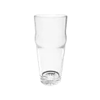 image of Thunder Group PLTHEP016C English Pub Glass, 16 Oz., 6-1/4"H, Starburst Base