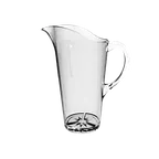image of Thunder Group PLTHWP015C Water Pitcher, 1.5 Liter (51 Oz.), 9-1/2"H, Starburst Base