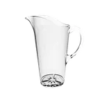 image of Thunder Group PLTHWP020C Water Pitcher, 2.0 Liter (68 Oz.), 10-1/2"H, Starburst Base