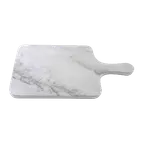 image of Thunder Group SB608W Serving Board, 8-1/2" X 7", Square With Handle, Melamine