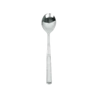 image of Thunder Group SLBF001 Serving Spoon, 12" Oa Length, Solid, One-Piece Construction, Stainless Steel