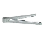image of Thunder Group SLBT115 Bread/Pastry Tongs, 11.5"L, One-Piece Construction, Stainless Steel - Dozen