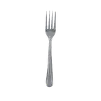 image of Thunder Group SLDO006 Dinner Fork, 7.09", Medium-Weight, Simple Line-Trimmed Handle - Dozen