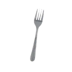 image of Thunder Group SLDO007 Salad Fork, 6.22", Medium-Weight, Simple Line-Trimmed Handle - Dozen