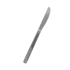 image of Thunder Group SLDO009 Dinner Knife, 7.95", Medium-Weight, Simple Line-Trimmed Handle - Dozen