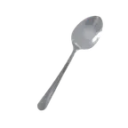 image of Thunder Group SLDO011 Tablespoon, 7.87", Medium-Weight, Simple Line-Trimmed Handle - Dozen