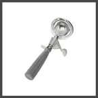 image of Thunder Group SLDS008 Disher, 4 Oz. #8, Thumb Press, Grey