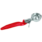image of Thunder Group SLDS024L Disher, 1-1/3 Oz. #24, Lever, Red