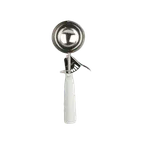 image of Thunder Group SLDS206P Disher, Size-6, 5-1/3 Oz., Round Bowl, White