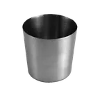 image of Thunder Group SLFFC001 French Fry Cup, 13 Oz., 3-3/8" X 3-3/8"H, Stainless Steel Satin Finish