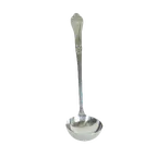 image of Thunder Group SLGL001 Gravy Ladle, 1 Oz. Capacity, Stainless Steel, Satin Finish
