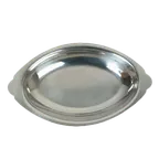image of Thunder Group SLGT120 Au Gratin Dish, 20 Oz., Oval, Crumb Groove