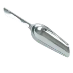 image of Thunder Group SLHO030 Scoop, 4 Oz., Tapered Base, Stainless Steel