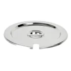 image of Thunder Group SLIP006 Inset Cover, Fits 4 Quart Size Inset, Slotted, Fits SLIP002, stainless steel