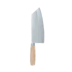 image of Thunder Group SLKF002 Kimli Sharp Knife, Angled Tip, Balanced Wooden Handle, Stainless Steel