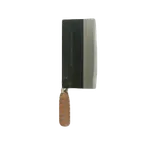 image of Thunder Group SLKF005HK Ping Knife, No. 3, 7-3/4" Length X 4" Width Blade, Wood Handle