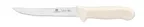 image of Thunder Group SLKF401WT Utility Knife, 5-1/2" Blade, Serrated Edge, White Polypropylene Handles