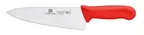 image of Thunder Group SLKF409RD Chef'S Knife, 8" Blade, Red Polypropylene Handles, German Steel