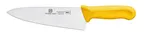 image of Thunder Group SLKF409YW Chef'S Knife, 8" Blade, Yellow Polypropylene Handles, German Steel