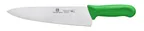 image of Thunder Group SLKF411GR Chef'S Knife, 10" Blade, Green Polypropylene Handles, German Steel