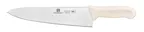 image of Thunder Group SLKF411WT Chef'S Knife, 10" Blade, White Polypropylene Handles, German Steel