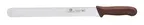 image of Thunder Group SLKF418BR Slicer, 12" Blade, Wavy Edge, Brown Polypropylene Handles