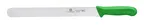 image of Thunder Group SLKF418GR Slicer, 12" Blade, Wavy Edge, Green Polypropylene Handles