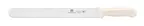 image of Thunder Group SLKF419WT Roast Beef Slicer, 12" Blade, White Polypropylene Handles, German Steel