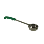 image of Thunder Group SLLD004A Portion Controller, 4 Oz. Capacity, Solid, One-Piece Construction, Stainless Steel, Green
