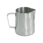 image of Thunder Group SLME020 Frothing Pitcher, 20 Oz., C-Handle, Stainless Steel