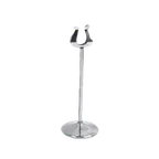 image of Thunder Group SLMH008 Table Card Stand, 8" Tall, Harp Style, With Weighted Base - Dozen