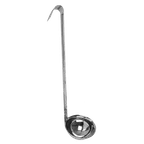 image of Thunder Group SLOL007H Ladle, 10 Oz. Capacity, One-Piece Construction, Hooked Handle